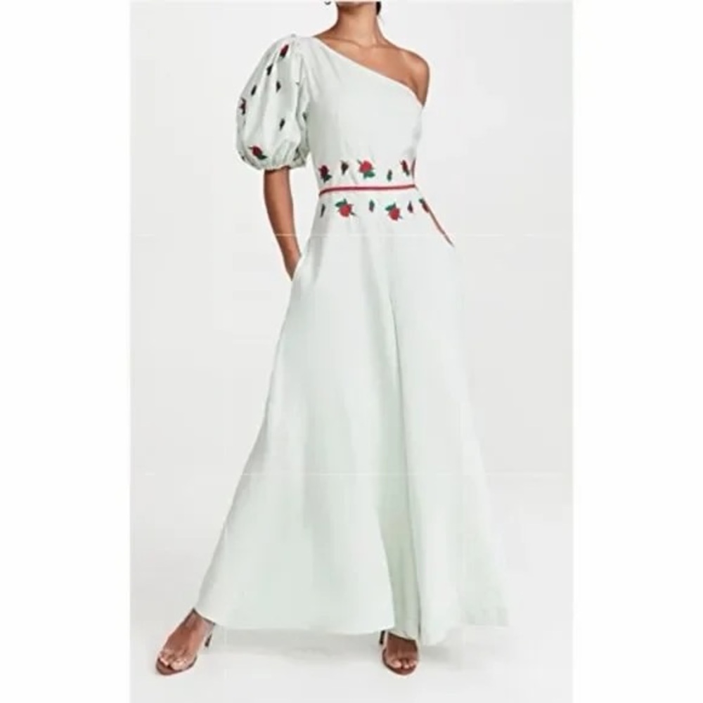NWOT Fanm Mon Datcha Jumpsuit in Mint Green - Picture 4 of 9